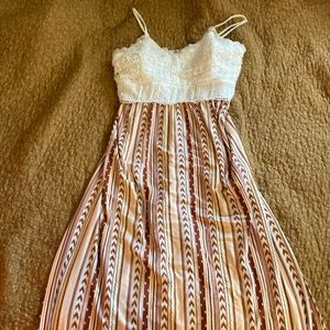 Spring/summer dress. No Boundaries. XXL(19). It is a mixture of colors.